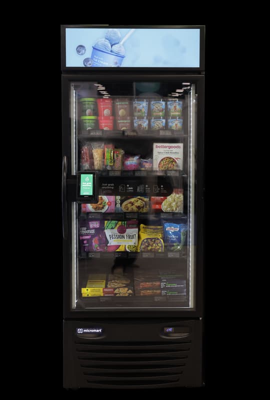 Smart freezer cabinet for Wake County NC workplace — frozen and cold storage grab-and-go access