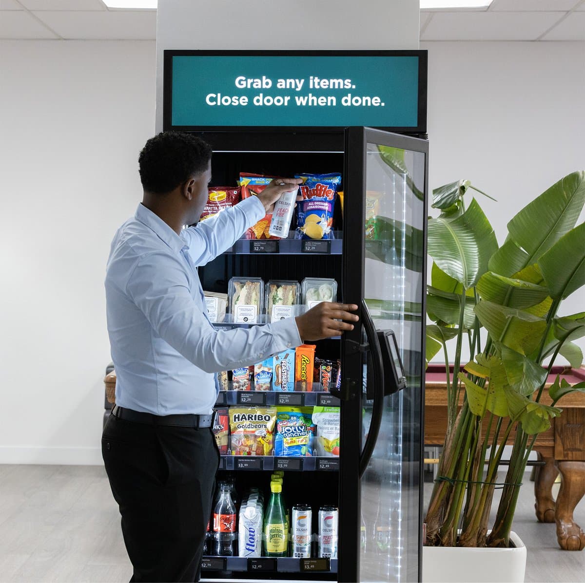 Smart store setup in a retail environment